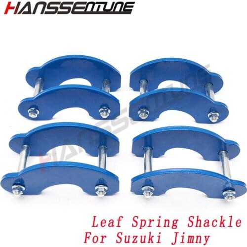HANSSENTUNE Front & Rear Lift up 1.5"-2" kit Leaf Spring Shackle For Suzuki Jimny Santana Samurai SJ410/SJ413 1981-1994