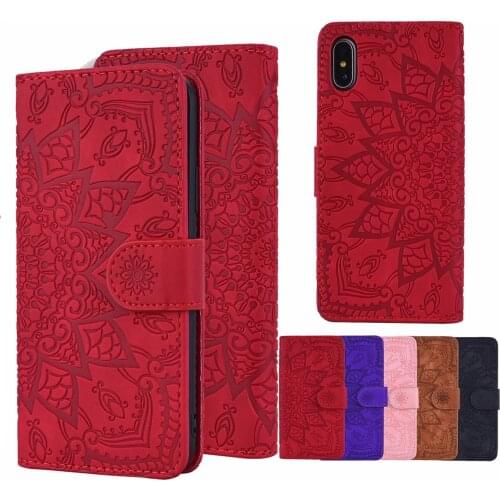 Leather Case For Xiaomi Redmi Note 10 9 8 7 6 5 Pro Max 8T 4X 9A 8A 7A 6A 9T 10T Lite 3D Flower Flip Wallet Funda Protect Cover
