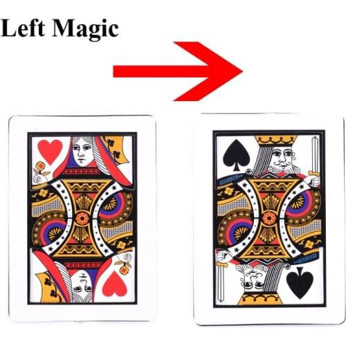 Small Q To K Cards Magic Trick 6.3*8.7cm Magic Props Accessories Cards For Tricks