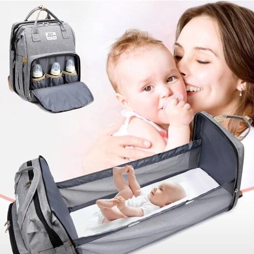 Multifunctional Diaper Bag Portable Baby Travel Backapack Bebe Bed Nappy Changing Table Pads For Mom Dad Baby Maternity bag