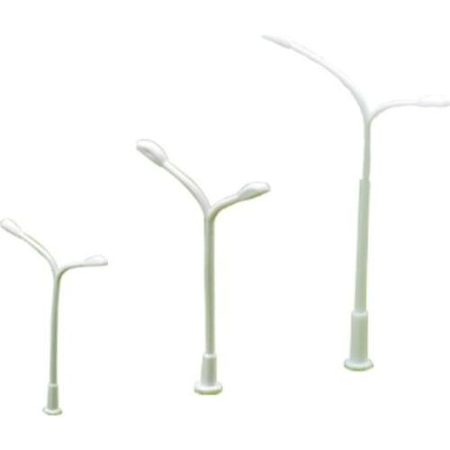 100pcs/lot Model Building Model Sand Table Making Material Plastic Non-lighting Street Lamp Garden Lamp 1/300/5001/1000