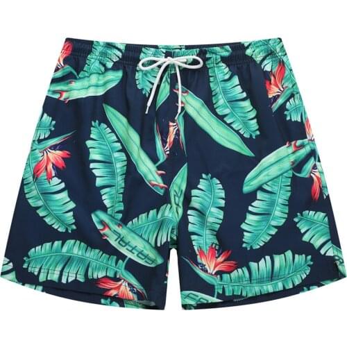2020 Mens Swim Short Fashion Printed Beach Short Swimwear Male Surfing Swimming Suit Beachwear