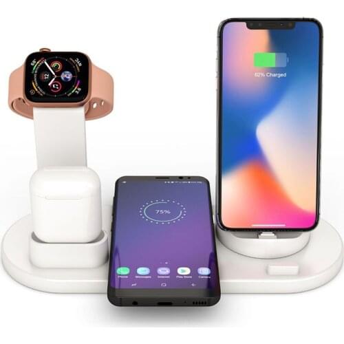 Wireless Charger Stand, 3 in 1 Mobile Phone Charger Wireless Charging Stand,Mobile Phone Watch Bluetooth Headset Charging Base