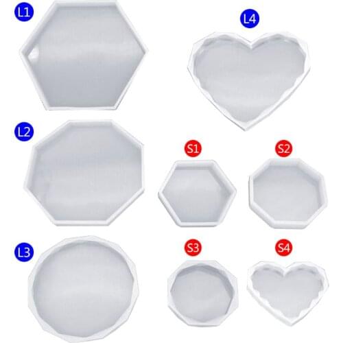 Silicone Mold DIY Crystal Epoxy Resin Molds Making Decoration Table Silica Crafts