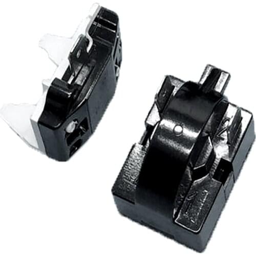 2Pin 12Ω Refrigerator PTC Starter Relay Compressor +Butterfly protector for Fridges Freezer Coolers Parts Accessories