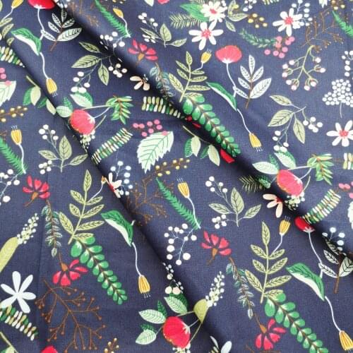 DIY Sewing Quilting Fat Quarters Tecido Material For Baby&Child Tissus Home Textile Patchwork Cloth Leaves Floral Cotton Fabric