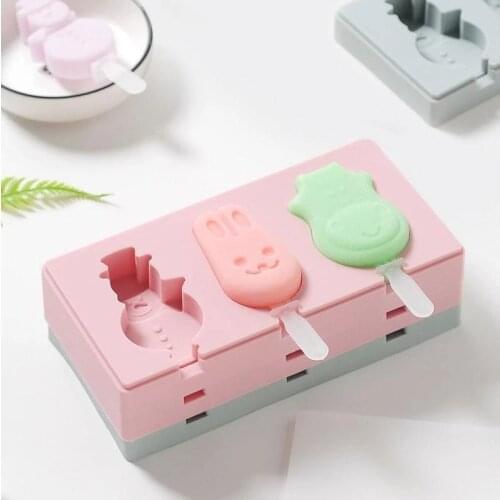 Creative Ice Cream Makers Cute Popsicle Cassette Ice Box DIY Ice Cream Mold Random color ship Kitchen Tools