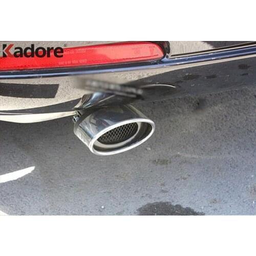 Rear Exhaust Muffler Tip Pipe For Mazda 6 M6 2003 2004 2005 2006 2007 2008 Stainless Steel Car Tailpipes End Pipe Silencer Trims