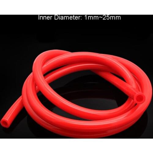 1/2/5/10Meter Red Food Grade Silicone Flexible Tubing High Temp Resistance Hose