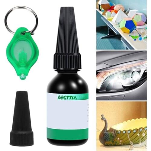 10ML DIY Strong Transparent UV Glue Fast Drying Metal Crystal Glass UV Glue With Light Multi-purpose Liquid Solder Super Glue