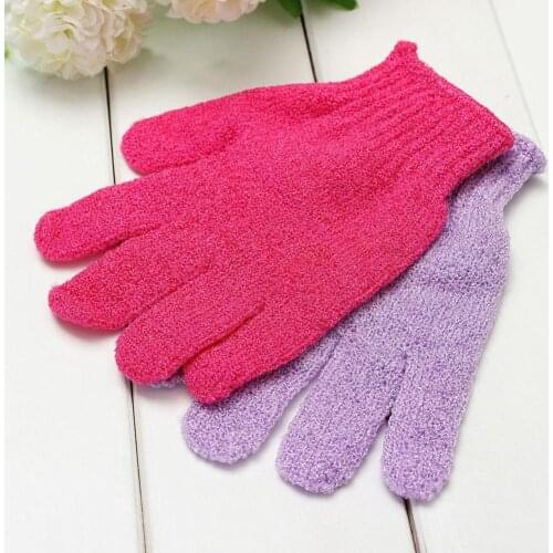 1x Shower Exfoliating Body Scrub Glove Dead Skin Removal Massage Spa Bath Mitt Bathing Massage Scrubber