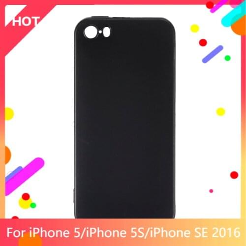 5 Case Matte Soft Silicone TPU Back Cover For iPhone 5S iPhone SE 2016 Phone Case Slim shockproof