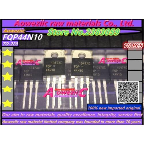 Aoweziic 100% new imported original FQP44N10 44N10 TO-220 N 100V 44A channel field-effect tube