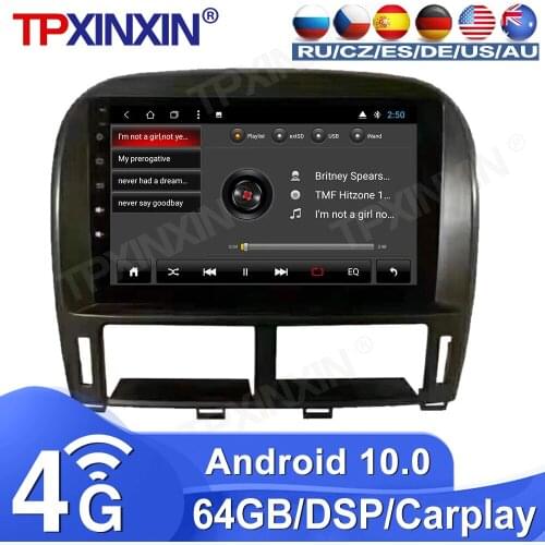 4+64G For Lexus LS430 2000 - 2006 Android IPS Screen Car Radio Tape Recorder Multimedia video player GPS Navigation HeadUnit
