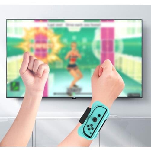 Grip For Left & Right Switch Nunchaku Dance Wristband NS Two-in-One Grip Dancing Bracelet for NS joycon Wrist Grip
