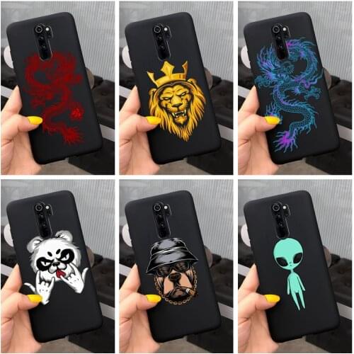 For Xiaomi Redmi Note 8 Pro Case Luxury Black Silicone Cover Soft Slim Fundas For Xiaomi Redmi Note 8 Pro 8Pro Phone Cases Bags