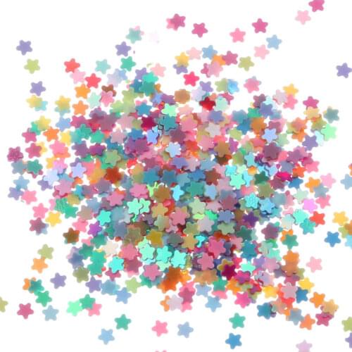 30g 3x2mm Hollow Acrylic Flowers Flat Loose Sequins Paillette Sewing For Clothing Accssories Art Decoration Jewelry Making Diy