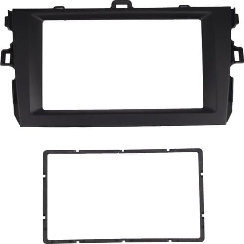 For Toyota Auris 2006-2012 Car 2Din Audio Panel Modification Panel DVD Navigation Panel Frame Car Fascias Stereo Radio Panel A