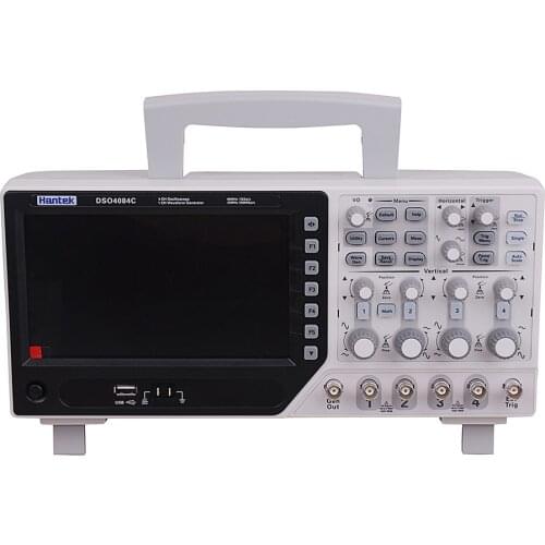 Hantek DSO4084C 80MHz 1GS/s 4CH Oscilloscope EXT AFG DVM Auto Range Generator Portatil Waveform Generator DE shipping