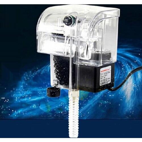 Mini Aquarium Fish Tank Waterfall Hang on External Oxygen Pump Water Filter High-performance Fish Tank Filter Provide