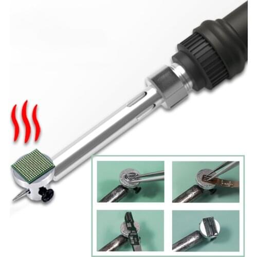 Mini Ironing Station Mobile Phone Repair Heating Assembly Cable Aluminum Alloy 936 Soldering Tip Thermal Conductive ironing Head