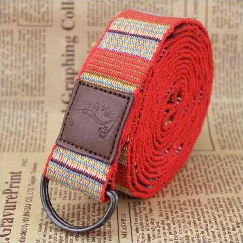 Fashion National wind cinch D buckle 240cm length Yoga strap