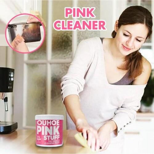 30g/100g Gentle Multifunctional Household Cleaning Cream To Remove Heavy Grease In The Kitchen, General Purpose Pink Bucket