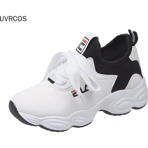2021 Spring New Breathable Sports Shoes Female Harajuku Style Fashion Running Shoes Wild Net Red Trend Old Casual Shoes