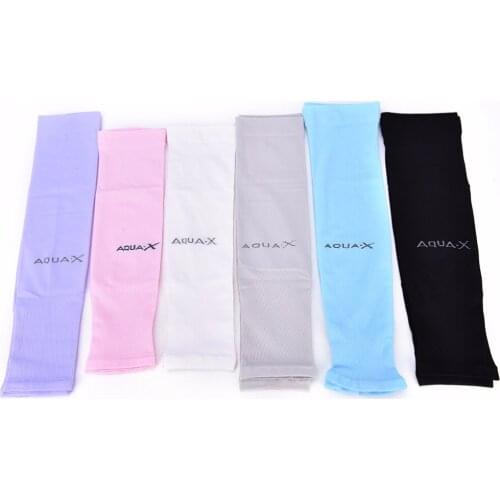 New Sun Cooling Arm UV Arm Sleeves Cycling Basketball Football Running Golf Outdoor Sports Protection Protective High Elasticity