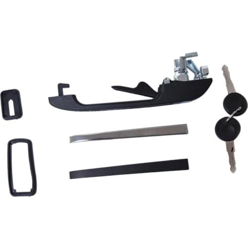 Front Left Outer Door Handle +Gaskets+Keys Kits for VW for Golf for Jetta MK1 MK2