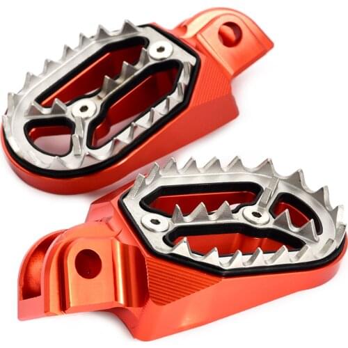 Billet MX Foot Pegs Rests Pedals For KTM SX SXF XC EXC XCF XCW EXC-F XCF-W Freeride 65 85 125 200 250 300 350 400 450 525 530