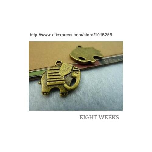 Zinc alloy pendant jewelry accessories diy handmade material charms hang cloth elephants