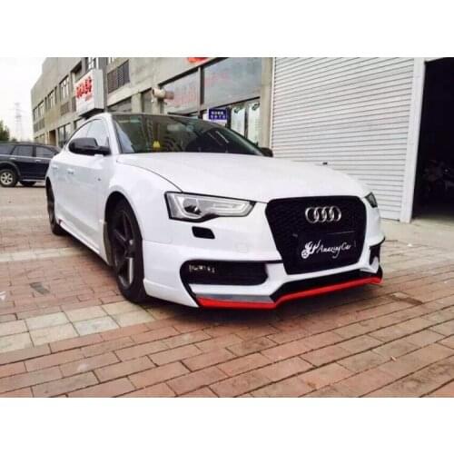 Applied to A4l Audi B8.5 Refits Middle Net Cover the Front and Rear Lip Side Skirt Tail Wing of Wald