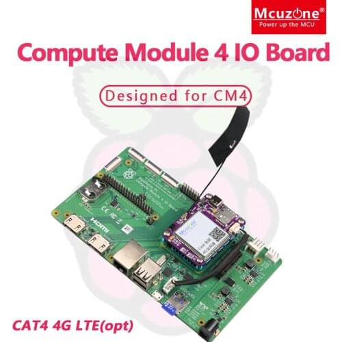 Raspberry Pi Compute Module 4 IO Board, BCM2711, a Development Platform for CM4 heat sink