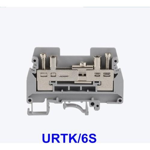 URTK/S URTK6S Current test terminal blocks URTK/S UK-6S DIN rail connector Terminal Blocks 800V 57A 6mm2