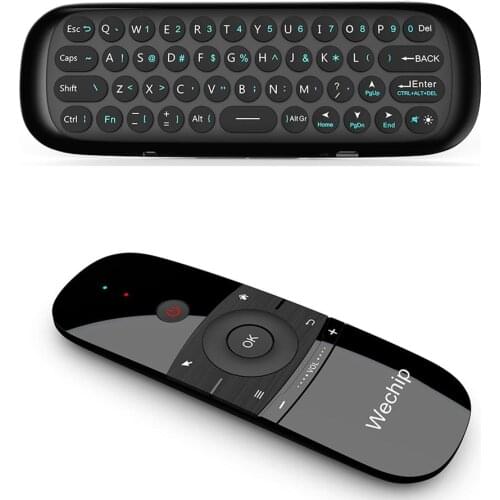 W1 2.4G Wireless Keyboard Air Mouse Smart Remote Control for Android TV Box PC