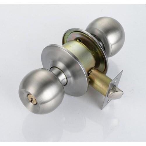 Stainless steel smart Door knob Lock Entrance Passage Bedroom Living Room door Lock gate door handle lock with Key 587