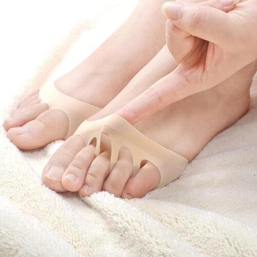 Toe Sleeve Foot Protection Pads For Feet Care Slip Resistant Metatarsal Cushions Pads Forefoot Pain Support Front Foot Care Tool