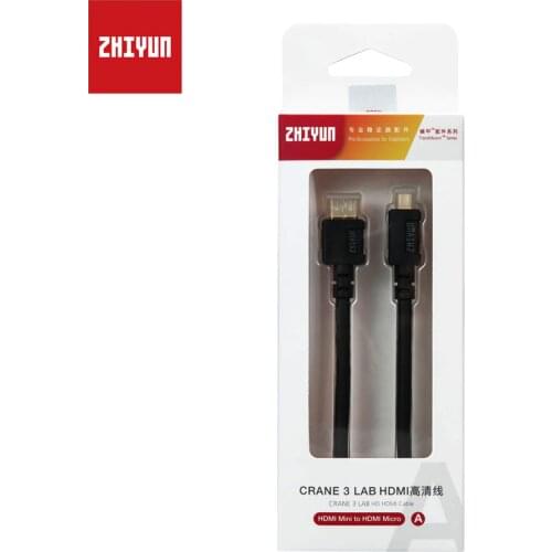 ZHIYUN HDMI-compatible to Micro/Mini Image Transmission Cable for Image transmission Transmitter Crane 3 LAB Weebill S Gimbal