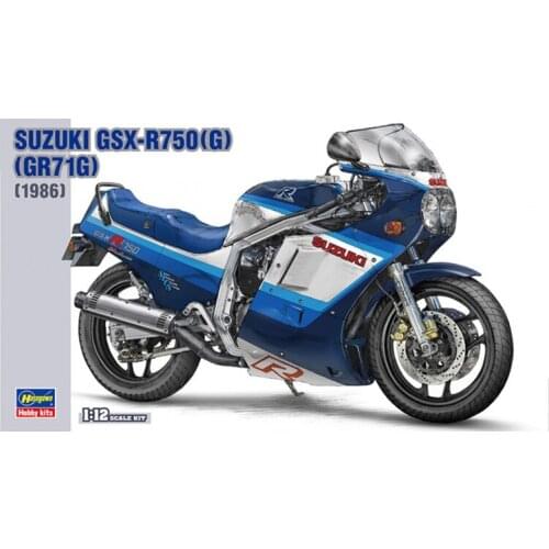 1/12 Hasegawa Plastic Assembly Car Model Toy SUZUKI GSX-R750(G)(GR71G) Motorcycle Static Model DIY Assembly Kit #21507
