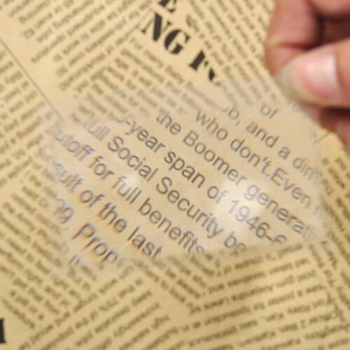 1PC Mini Credit Card Size Magnifier Reading Magnifying Glasses Lens Portable Transparent 85*55mm Magnifiers for Reading