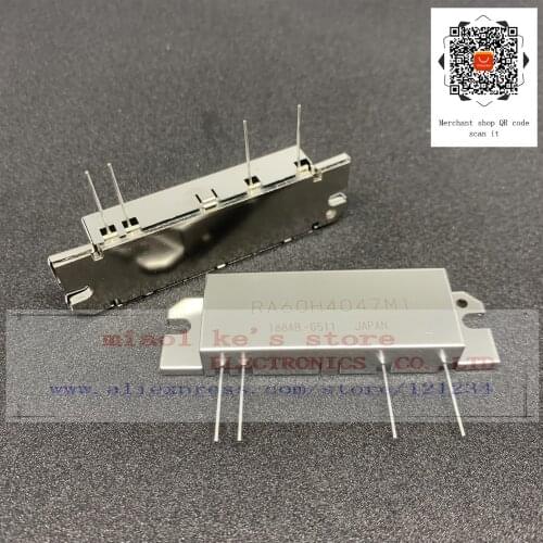 100%New: RA60H4047M1 RA60H4047M1-101 RA60H4047M1-G511 [60W 12.5V 400-470MHz H2S] RF MOSFET MODULE 2 Stage Amp. For MOBILE RADIO