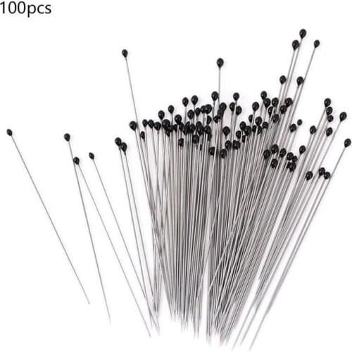 100 Pieces Insect Pins Specimen Needle Steel with Plastic Lab Body Dissection For School Insect Entomology Needle Box D9X1