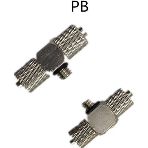 5Pcs Mini Pneumatic Pipe Fitting Hose OD 3mm 4mm 5mm 6mm Male Thread M3 M4 M5 M6 Type Quick Connector