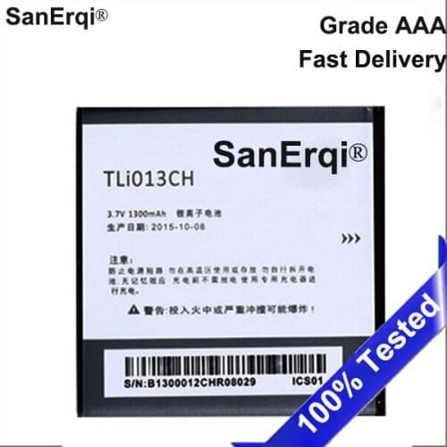 SanErqi TLi013CH Battery For Alcatel One Touch P301C P302C Phone Batterie