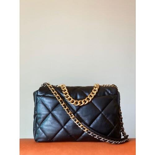 Super quality Brand Designer Classic Ms Big Cube Portable Lingge One Shoulder Diagonal Span Chain Bag Free Shipping