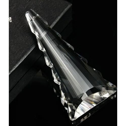 Christmas Tree Glass Crystal Decoration Suncatcher Crystal Prisms Pendant Hanging Accessories for Chandeliers Wedding Home Decor