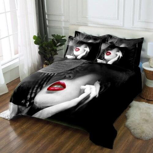 California king size 3D bedding set twin full queen size Bed/flat Sheet Linen set Duvet Quilt Cover Pillowcase Sex goddess print
