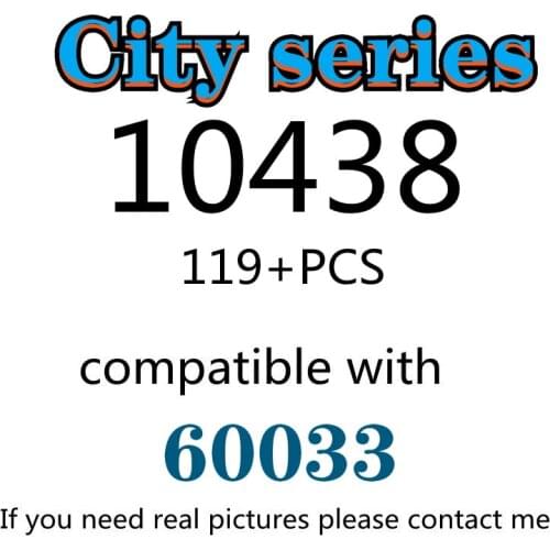119PCS 10438 Building Block Toy City Series 60033 Assembled Building Block Childrens Toy Gifts