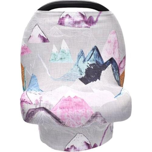 New Mom Nursing Cover Scarf Canopy Breastfeeding Cover Flowel Multifunction Cape Baby Stroller Cover Infant Car Seat Cover